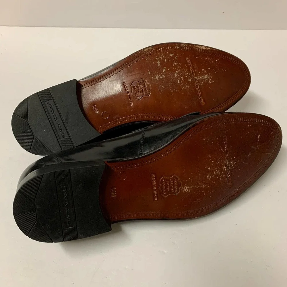 Stacy Adams Leather Kiltie Tassel‎ Loafers Men's Size 10M